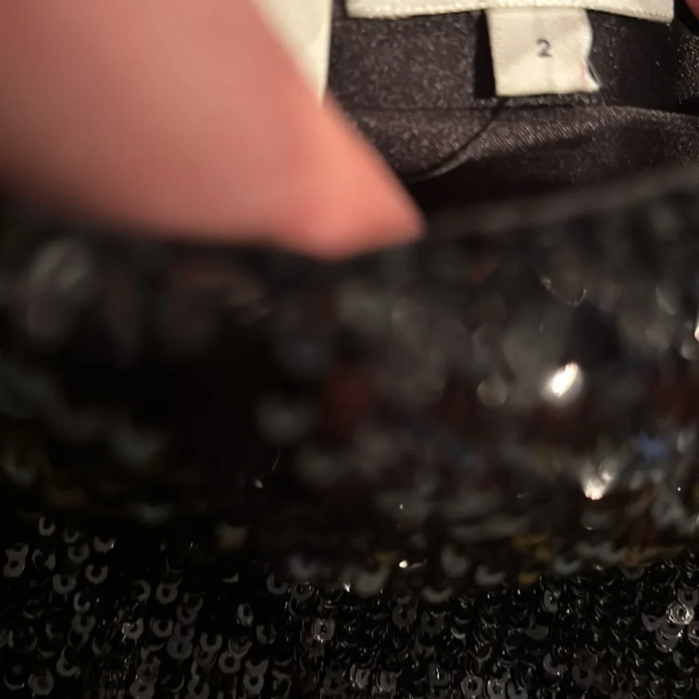 A.L.C. Tori asymmetric pleated sequined tulle midi skirt sz 2 NWT - Picture 7 of 13